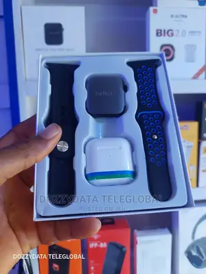 Smart Watch T55 Pro Max With Earbud Extra Strap Series 7