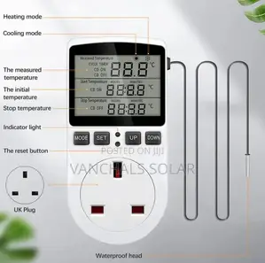 Temperature Controller Thermometer Thermostat 13A