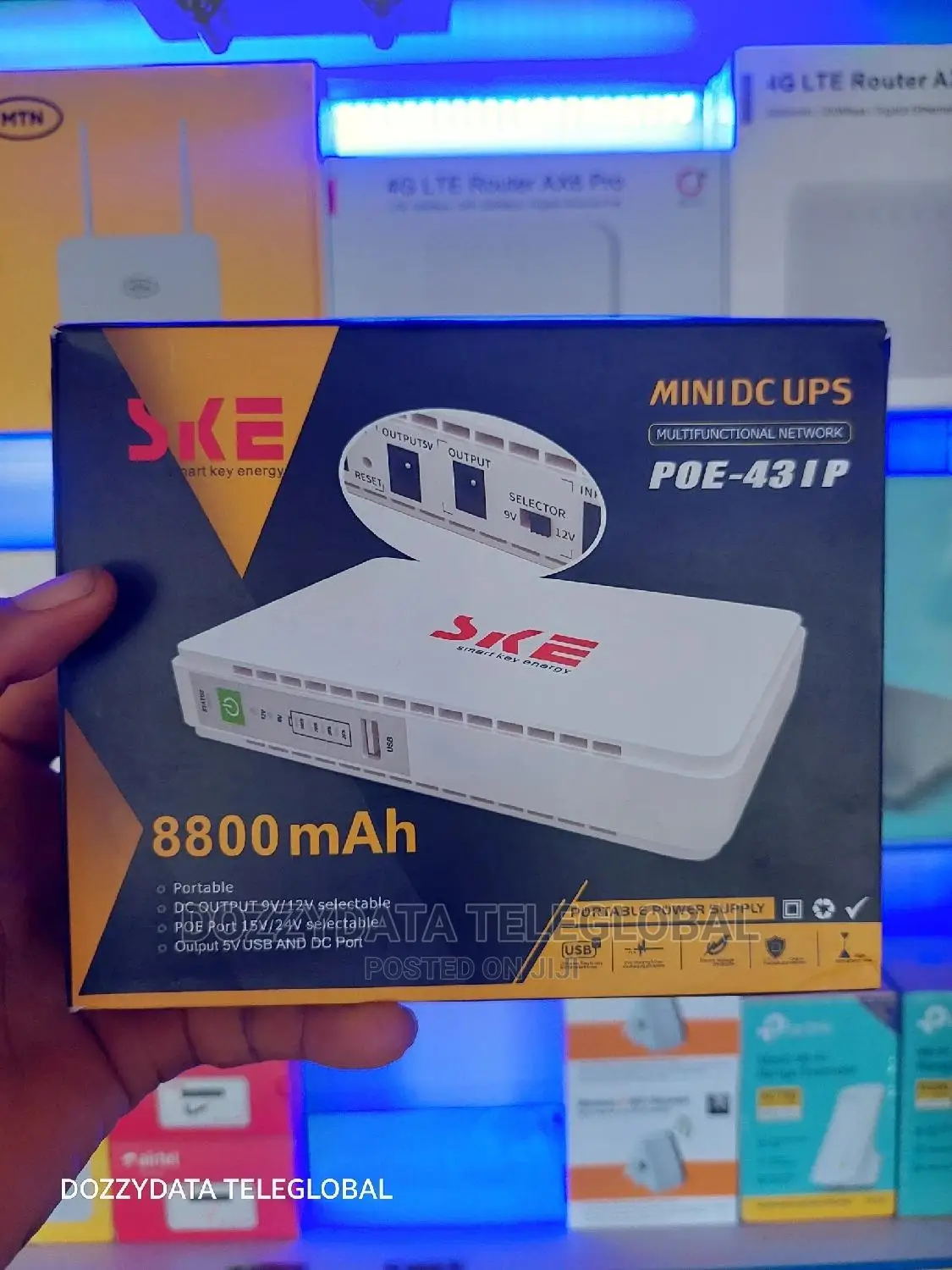 Dc Mini Ups for Wifi Router Mini Dc Ups Poe Mini Ups