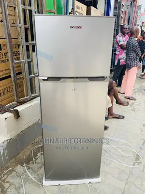 Brand New Korea Snowsea 198L Double Door Refrigerator✓Silver