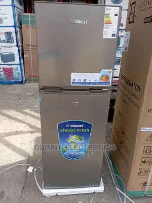 Brand New KOREA SNOWSEA 198L Double Door Refrigerator/Silver