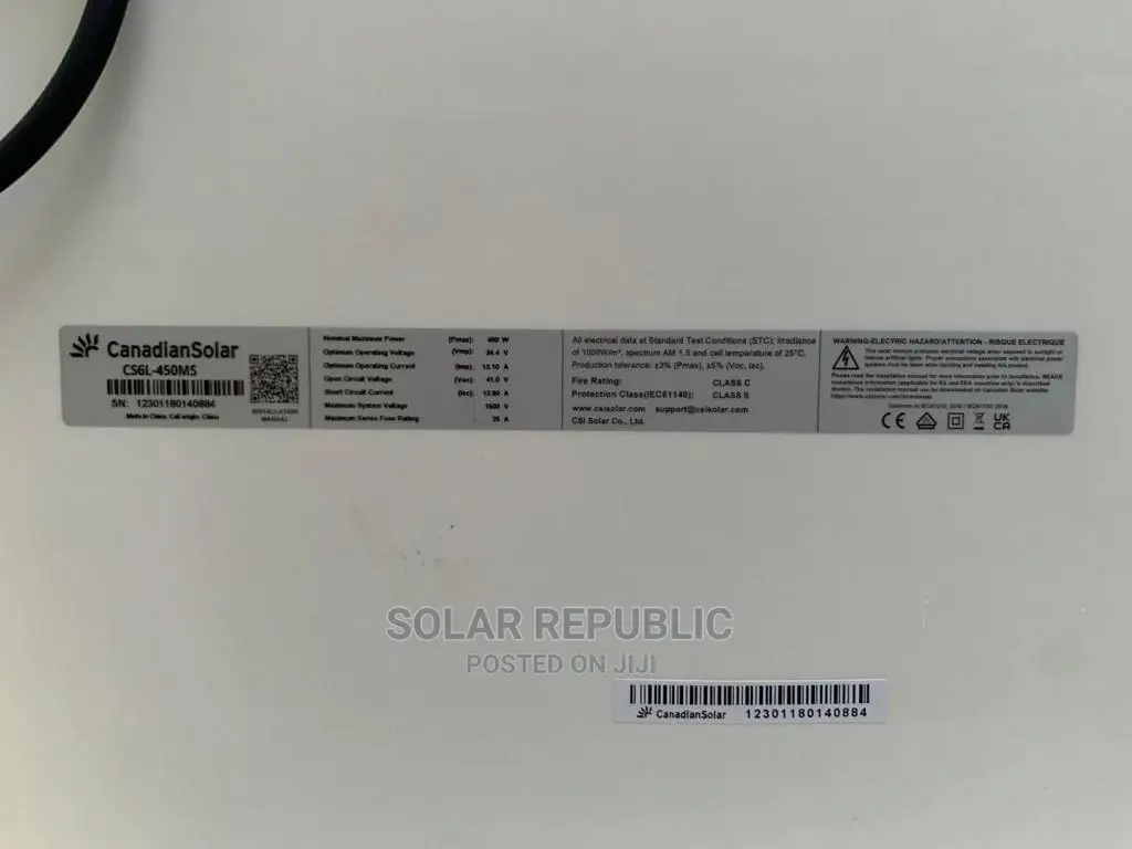 Canadian Mono Solar Panel 545W