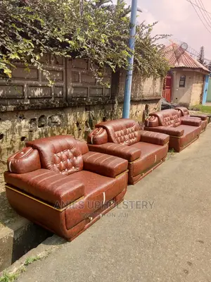 Modern 7 Seater Living Room Fabric Made Sofa Chair.
