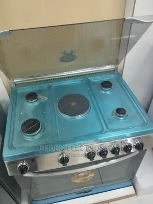Polystar Standing Gas Cooker 4gas 1electric