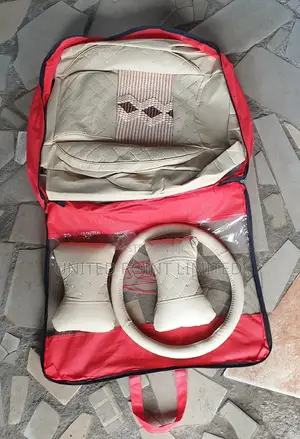 Milk/Cream Leather Seat Cover