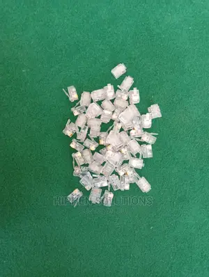 Telephone Receiver, RJ11 Plug, Transparent, 100pcs