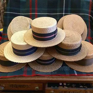 Original High Grade Flat Head Straw Hat