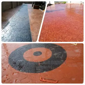 Mostly Custom Modern Stamps Floor