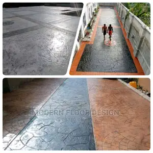 Mostly Custom Modern Stamps Floor