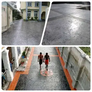 Mostly Custom Modern Stamps Floor