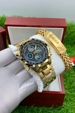 Quamer Digital and Analog Watch and Bracelet