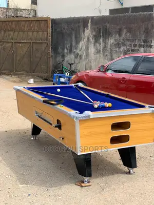 Blue Felt Coin Operated Snooker