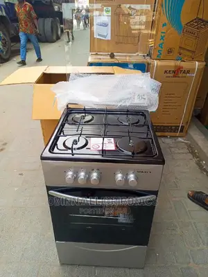 Brand New Maxi 50x50 All Gas Standing Gas Cooker Silver Colo