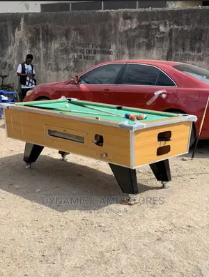 Snooker Pool Table With Coin (Non Marble)