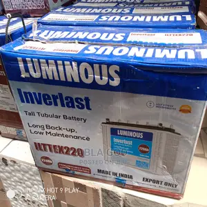 Luminous Inverlast Tall Tubular Battery 12v . 220ah.