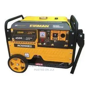 Brand New Sumec Fireman 5.5kva Generator/Key Start Generator