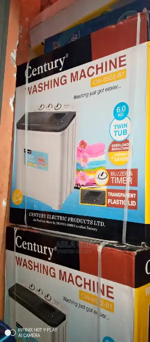 Century 6.0 Kg Washing Machine Top Loader Twin Tub