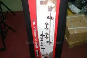 Dumbbell With Case 50kg Chrome Brand New Imported Original