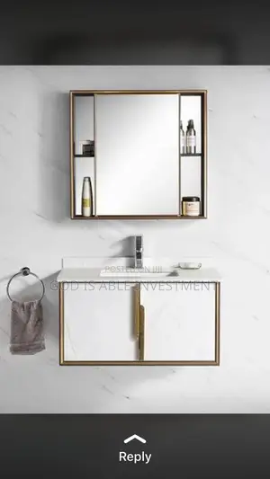 White Bathroom Cabinet Basin