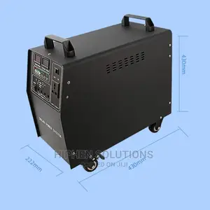 Portable Power Station 200W AC Outlet, Camping Solar Generat