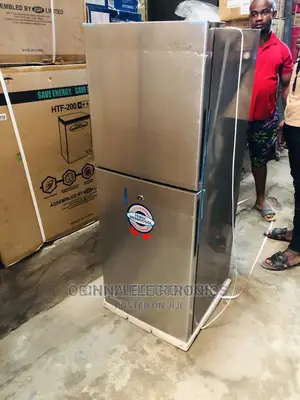 Brand New Hair Thermocool 255L Double Door Fridge(Silver)