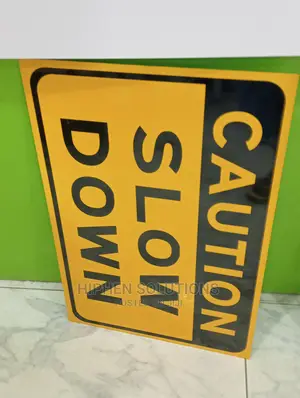 Caution Sign Down Pedestrian Traffic