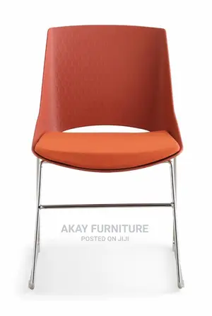 Armless Orange Training Chair