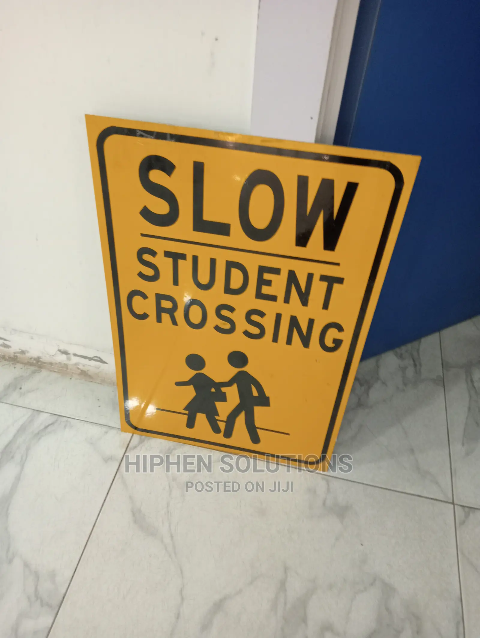 School Warning Sign Yellow