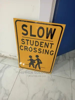 School Warning Sign Yellow