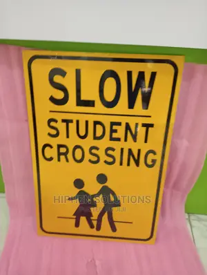 Slow Down Children Crossing Sign Reflective 300x400mm