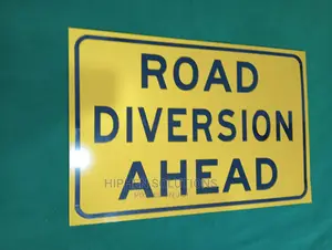 Road Division Ahead