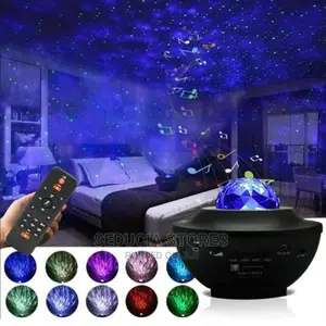 Starry Galaxy Projector Lamp With Bluetooth Speaker