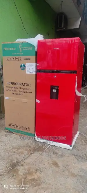 Brand New Hisense 205L Double Door Refrigerator/ Dispenser/