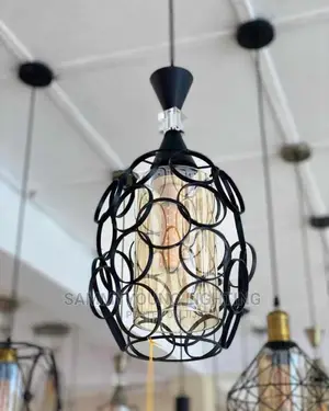 Quality Ceiling Mounted Single Pendant Light.