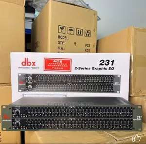 DBX 231 Dual 31 Band Graphic Equalizer Sub-Out