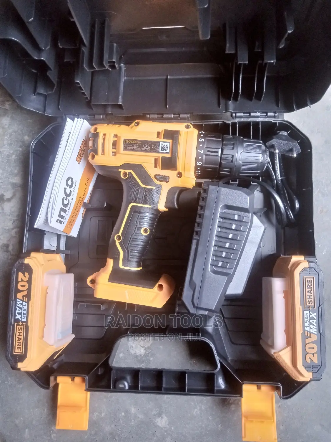 Cordless Drill 20V, Ingco