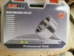 Jumlee Glass Holesaw 12pc Set