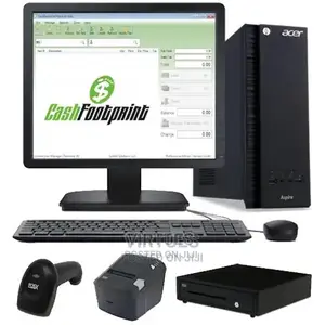 Desktop Computer Supermarkets Cash Register