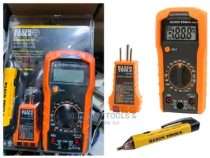 Test Kit With Multimeter, Non-Contact Volt Tester, Outlet