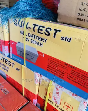 200ah 12v Sun Test Battery