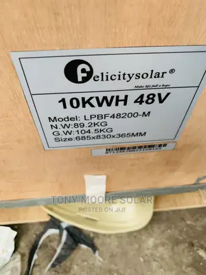 48v 10kwh Felicity Lithium Battery