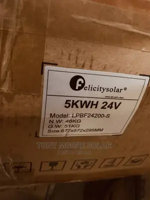 Ion Felicity Lithium Battery 5kwh 24v