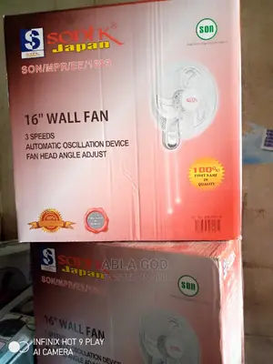 Sonik Japan 16 Inches Wall Mounting Fan.