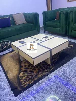 Center Table With Top Drawers