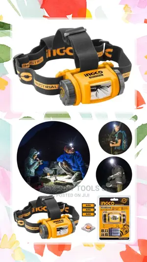 INGCO Led Head Lamp Rain Resistant