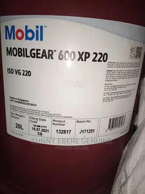 Mobil Gear Oil 600 Xp 220, Unit Pack Size: 20 Liter