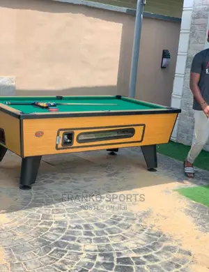 Marble and Coins Snooker Table