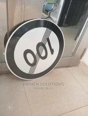 Portable Speed Limit 100 Km/H Traffic Sign