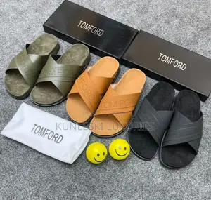 Original Tom Ford Leather Slippers Collection Available
