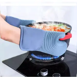 2pc Waterproof Non-Slip Silicone Microwave Oven Thick Glove